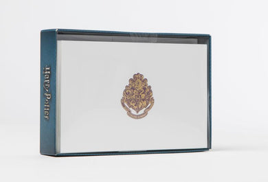 Harry Potter: Hogwarts Foil Note Cards (Set of 10)-Film/ television/ radio and performing arts-買書書 BuyBookBook