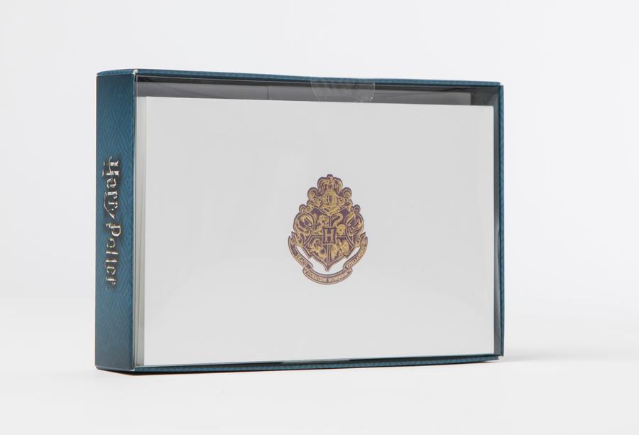 Harry Potter: Hogwarts Foil Note Cards (Set of 10)-Film/ television/ radio and performing arts-買書書 BuyBookBook