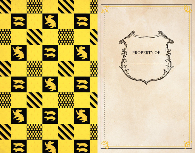 Harry Potter: Hufflepuff Ruled Notebook inside page 1