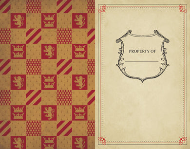 Harry Potter: Gryffindor Ruled Notebook inside page 1