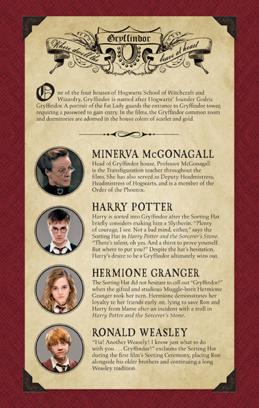 Harry Potter: Gryffindor Ruled Notebook inside page 2