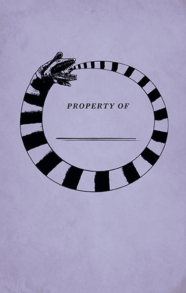 Beetlejuice: Handbook for the Recently Deceased Hardcover Ruled Journal inside page 1