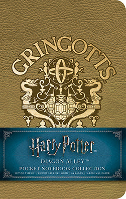 Harry Potter: Diagon Alley Pocket Notebook Collection (Set of 3) inside page 2