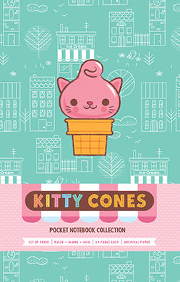Kitty Cones Pocket Notebook Collection (Set of 3) inside page 1
