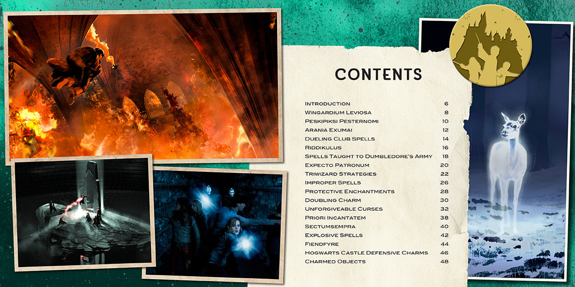 Harry Potter: Spells and Charms: A Movie Scrapbook inside page 2