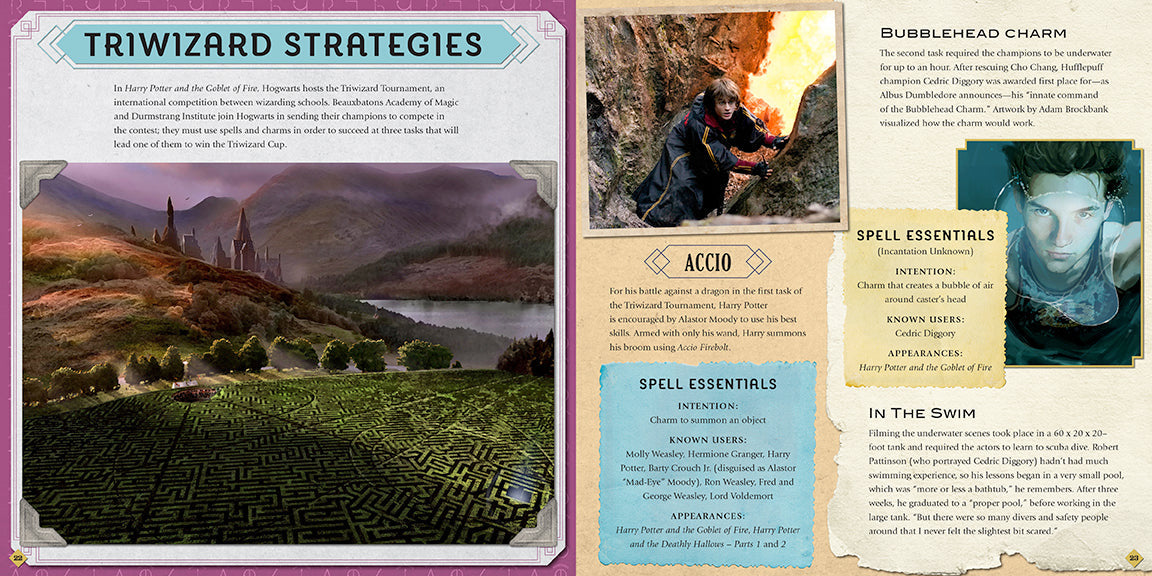 Harry Potter: Spells and Charms: A Movie Scrapbook inside page 3