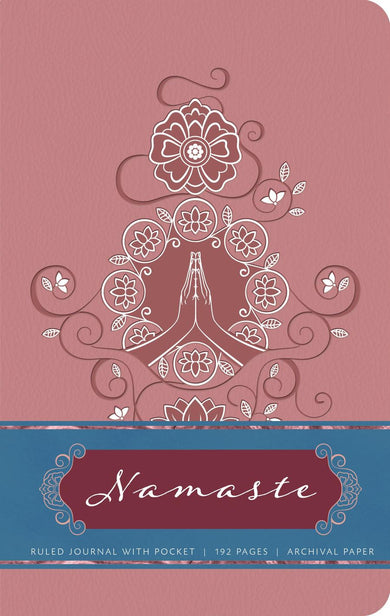 Namaste Hardcover Ruled Journal-Mind/ body/ spirit-買書書 BuyBookBook