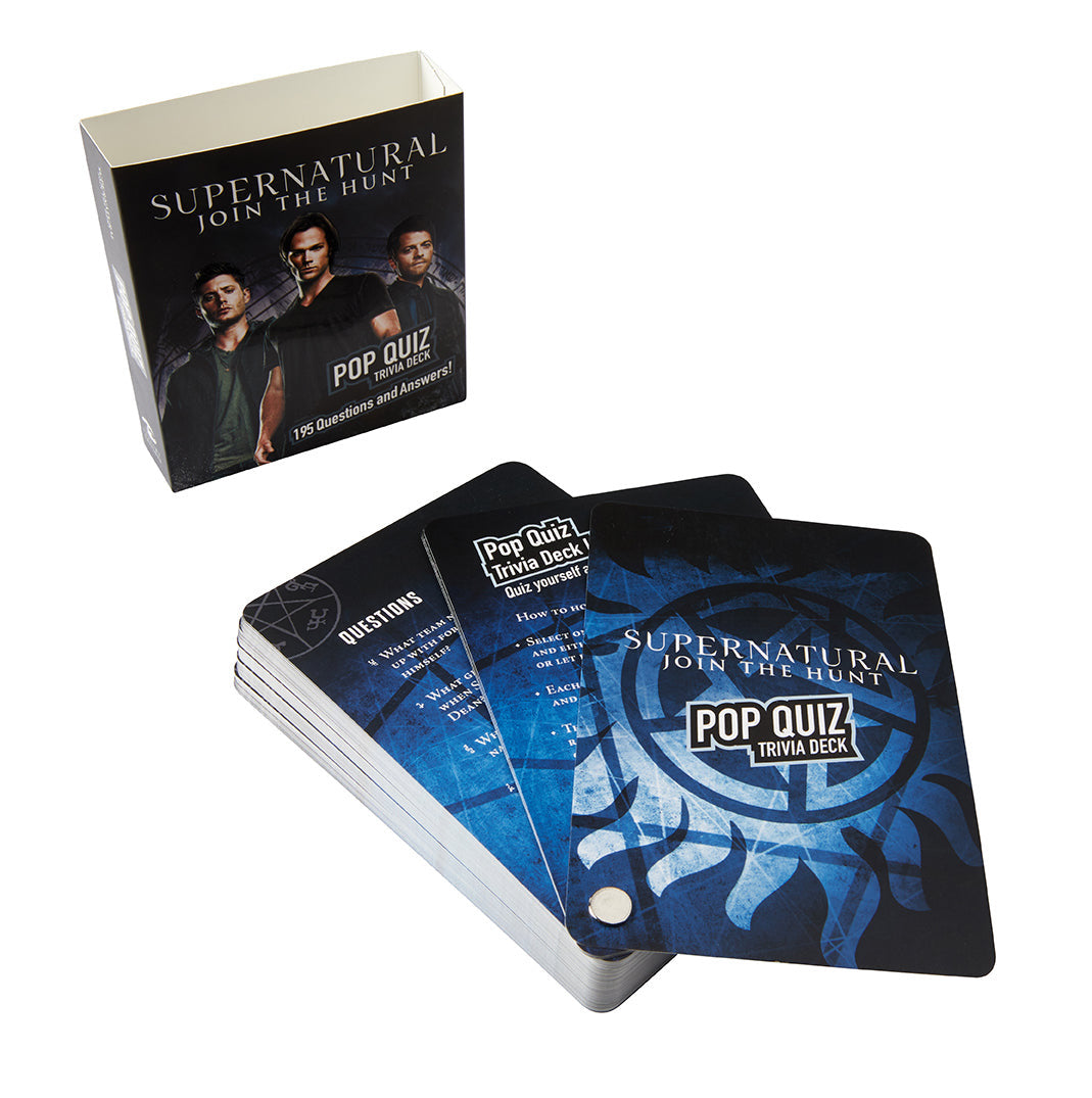 Supernatural Pop Quiz Trivia Deck inside page 3