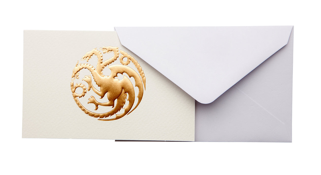 Game of Thrones: House Sigil Foil Note Cards inside page 1