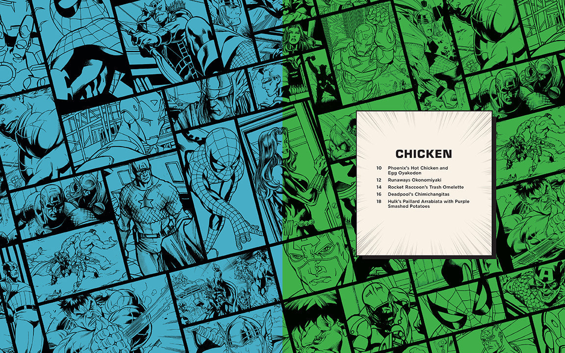 Marvel Eat the Universe: The Official Cookbook inside page 1