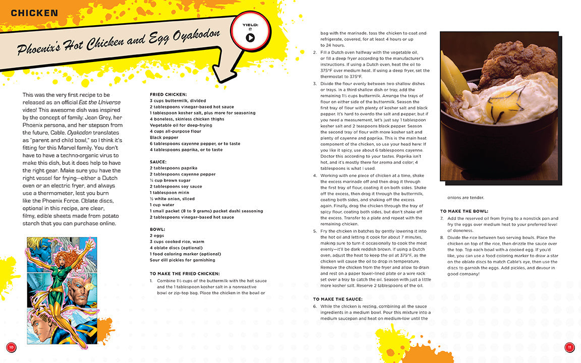 Marvel Eat the Universe: The Official Cookbook inside page 2