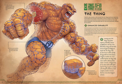 Marvel Anatomy: A Scientific Study of the Superhuman inside page 3