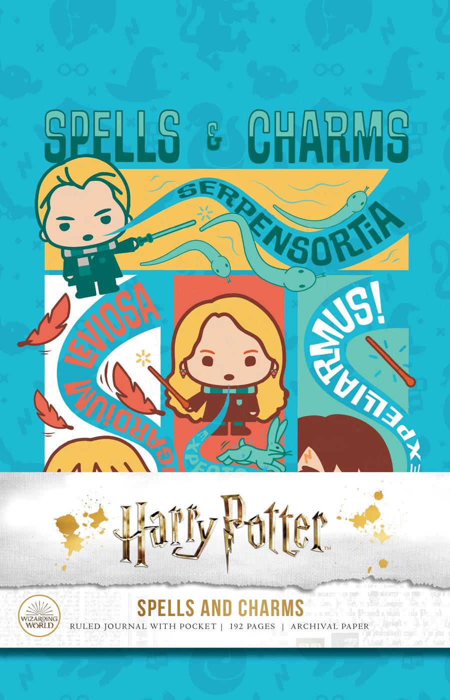 Harry Potter: Spells and Charms Hardcover Ruled Journal-Film/ television/ radio and performing arts-買書書 BuyBookBook