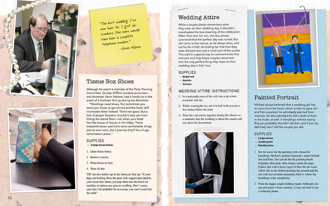 Office: The Official Party Planning Guide to Planning Parties inside page 3