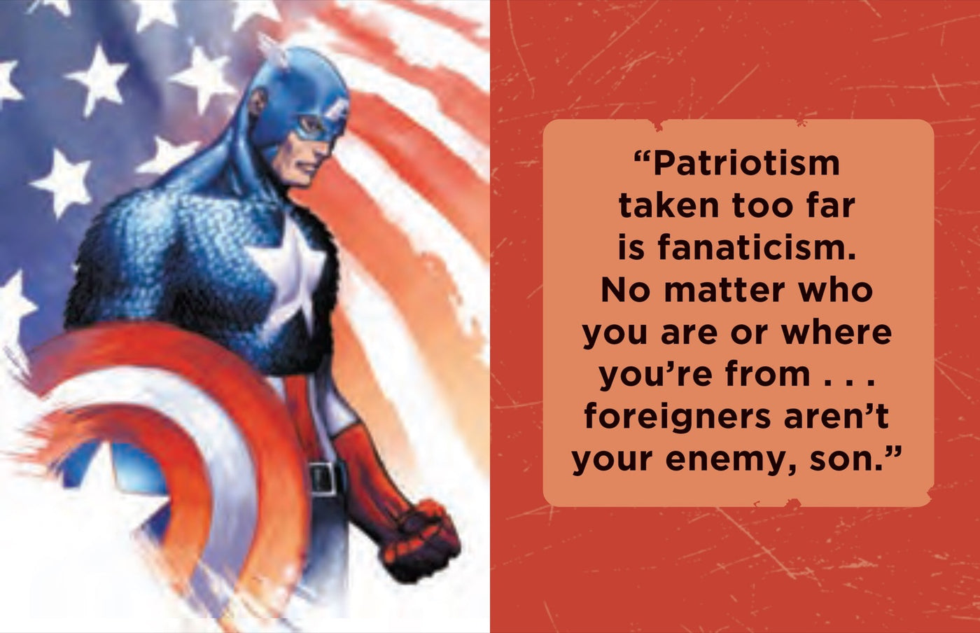Marvel Comics: Captain America: Inspirational Quotes From the First Avenger inside page 1