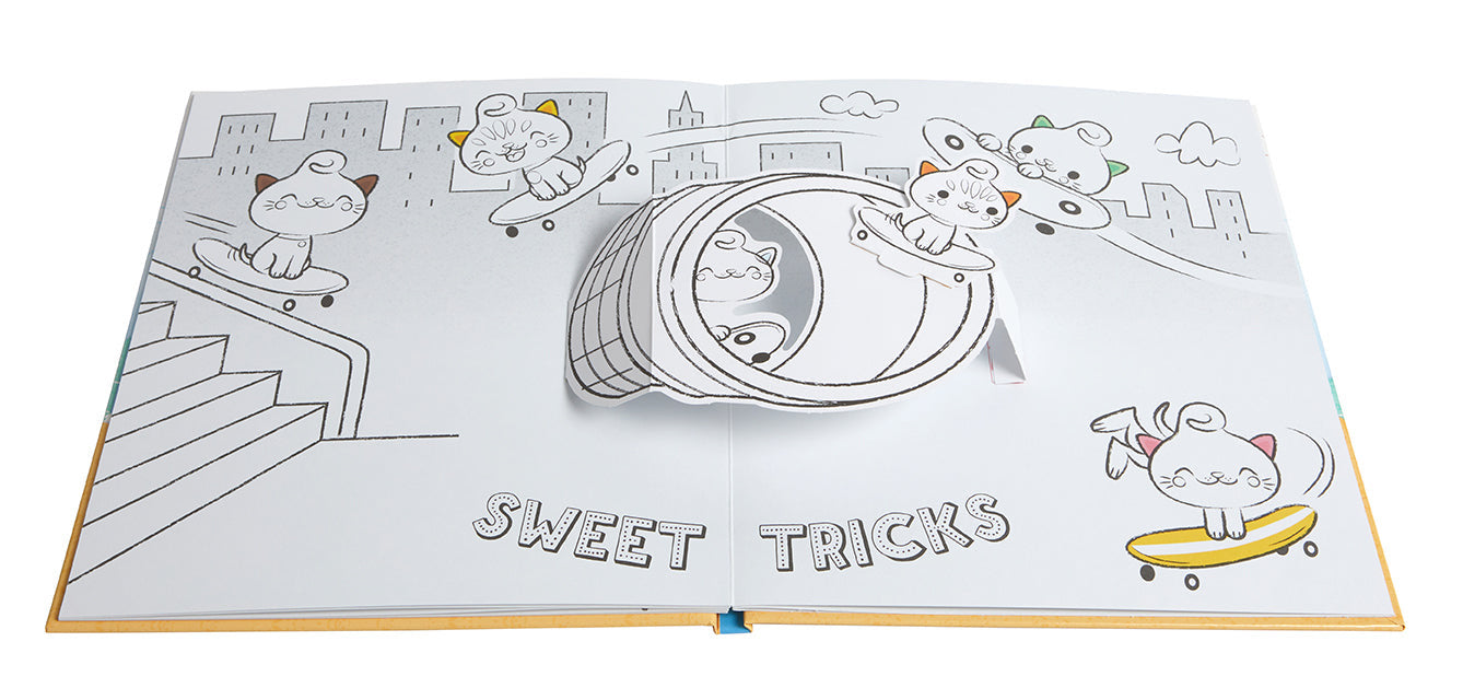 Kitty Cones: Make Your Own Pop-Up Book: Sunshine and Sprinkles inside page 3