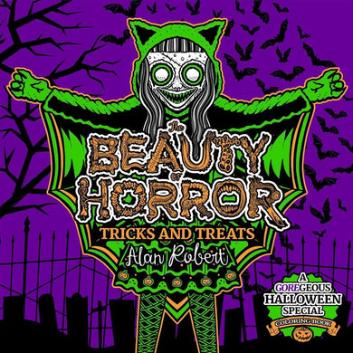 The Beauty of Horror: Tricks and Treats Halloween Coloring Book-Adult colouring and activity books-買書書 BuyBookBook