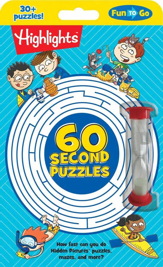 60-Second Puzzles-Children’s / Teenage general interest: Hobbies/ quizzes/ toys and games-買書書 BuyBookBook
