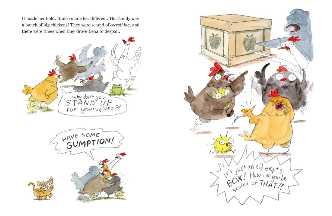 Lena the Chicken (But Really a Dinosaur!) CA - Hardback