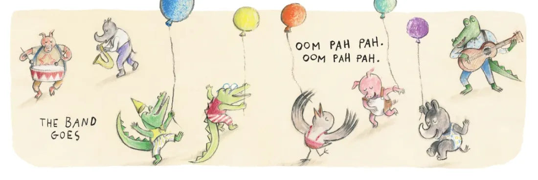 What Does Little Crocodile Say At the Birthday Party? CA - Hardback