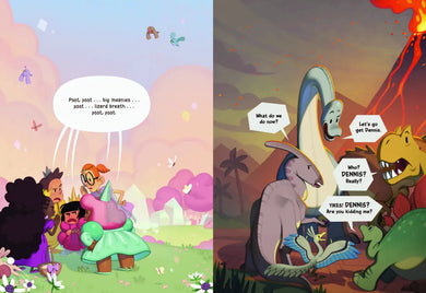 Princesses Versus Dinosaurs CA - Paperback / softback