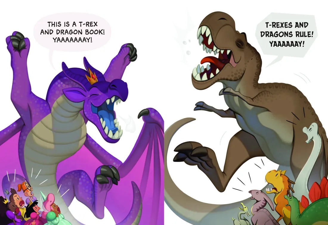 Princesses Versus Dinosaurs CA - Paperback / softback