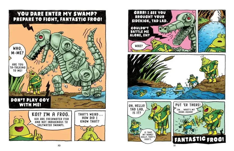Fantastic Frog and the Amazing Tad Lad CA - Hardback