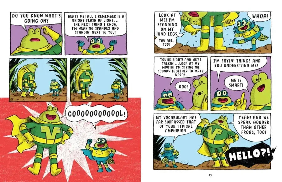 Fantastic Frog and the Amazing Tad Lad CA - Hardback