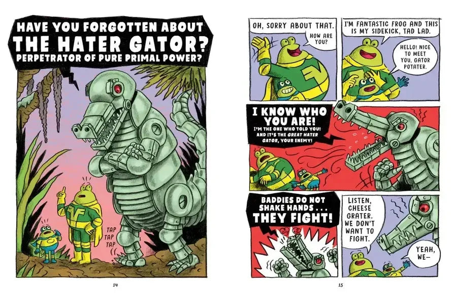 Fantastic Frog and the Amazing Tad Lad CA - Hardback