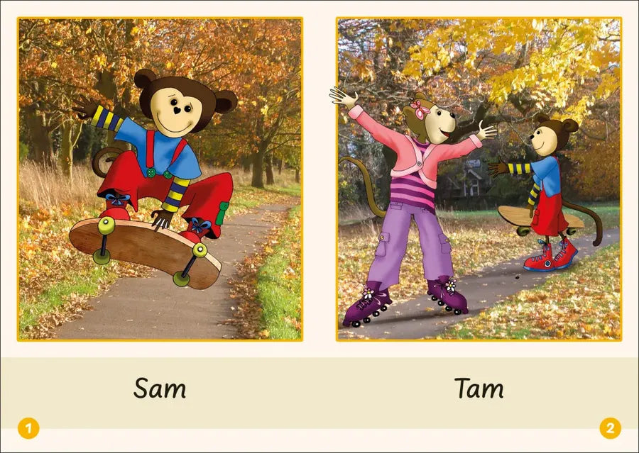 Phonic Books Dandelion Launchers Stages 1-7 Sam, Tam, Tim (Alphabet Code) US - Multiple-component retail product, boxed