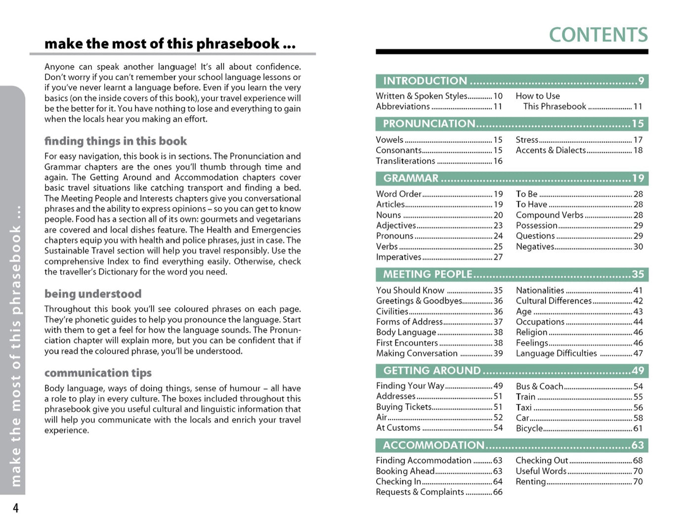 Lonely Planet Farsi (Persian) Phrasebook & Dictionary inside page 1