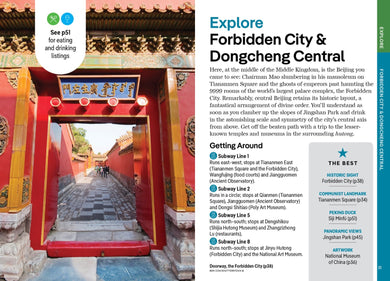 Lonely Planet Pocket Beijing inside page 6
