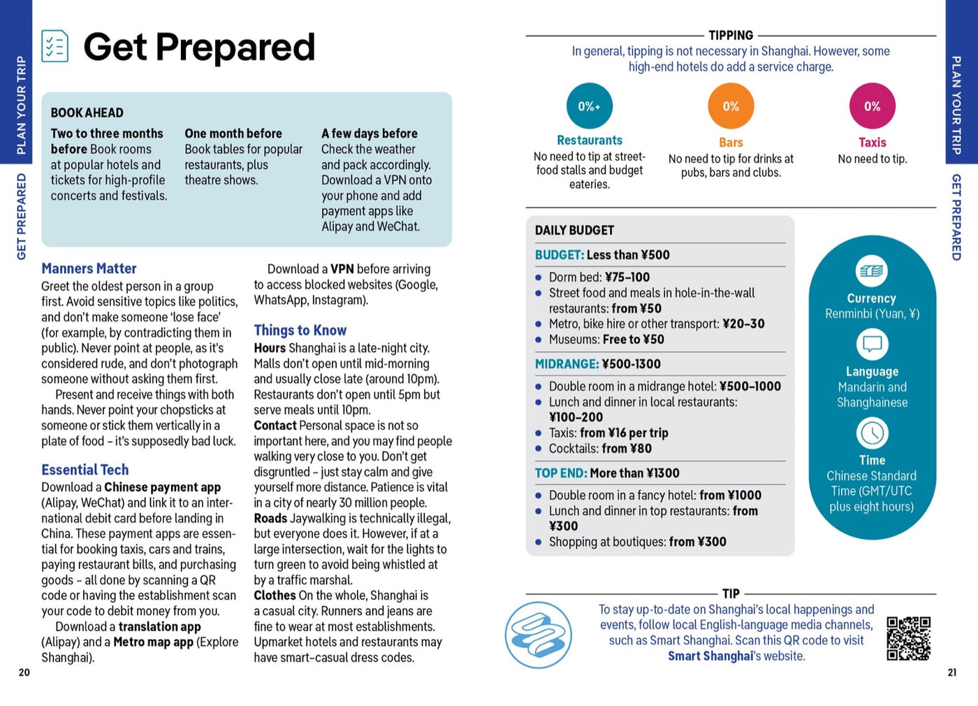 Lonely Planet Pocket Shanghai inside page 4