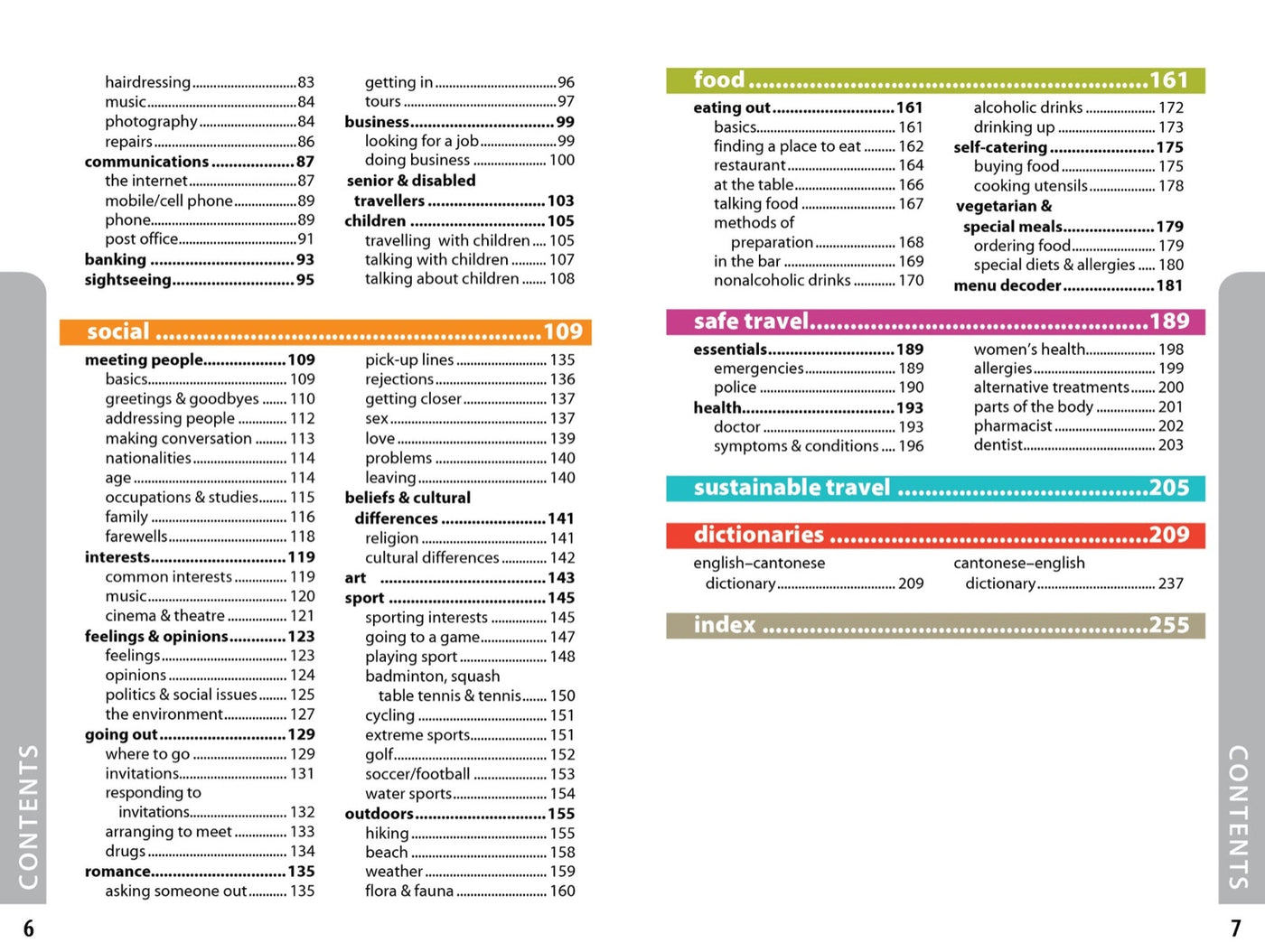 Lonely Planet Cantonese Phrasebook & Dictionary inside page 2