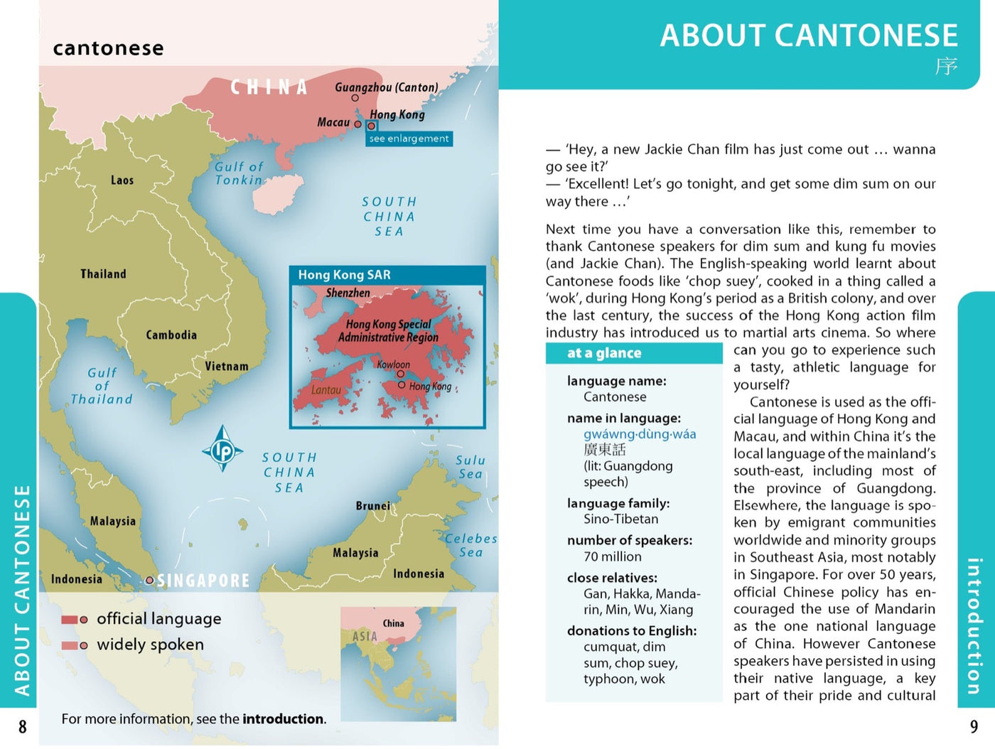 Lonely Planet Cantonese Phrasebook & Dictionary inside page 3