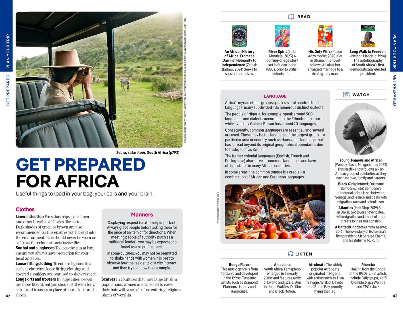Lonely Planet Africa inside page 8
