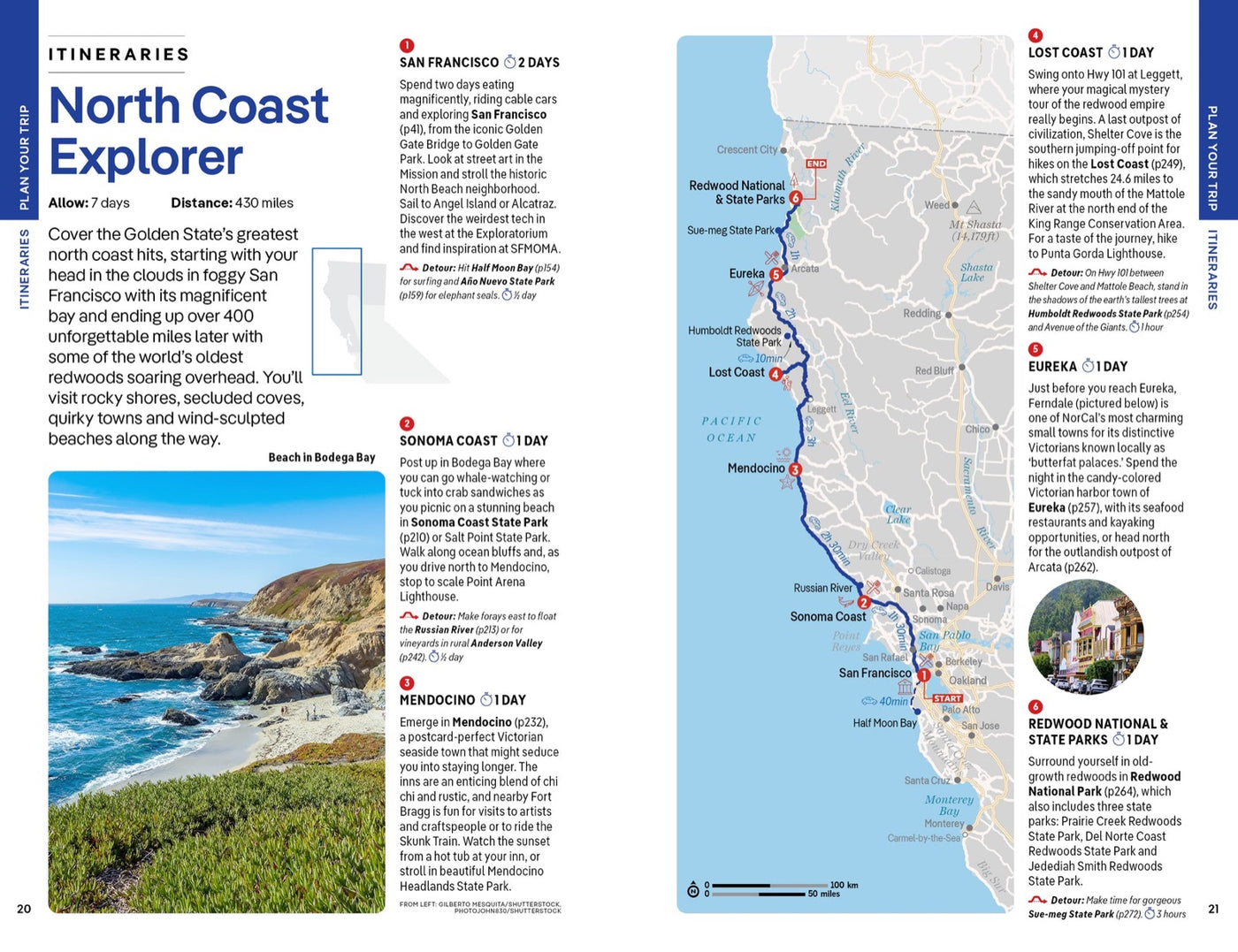 Lonely Planet San Francisco & Northern California inside page 4