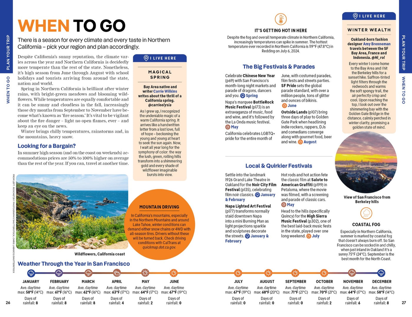 Lonely Planet San Francisco & Northern California inside page 5