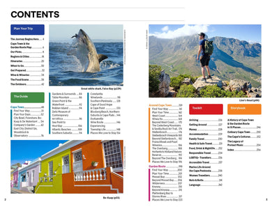 Lonely Planet Cape Town & the Garden Route inside page 1