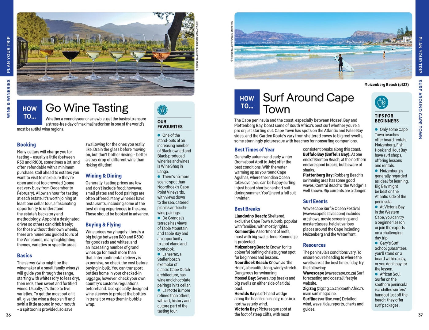 Lonely Planet Cape Town & the Garden Route inside page 9