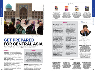 Lonely Planet Central Asia inside page 7