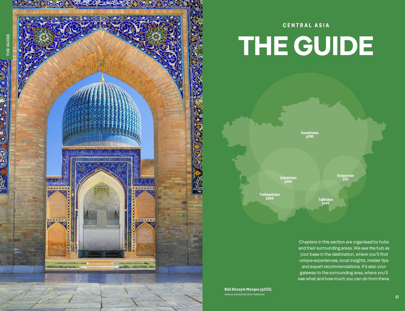 Lonely Planet Central Asia inside page 10