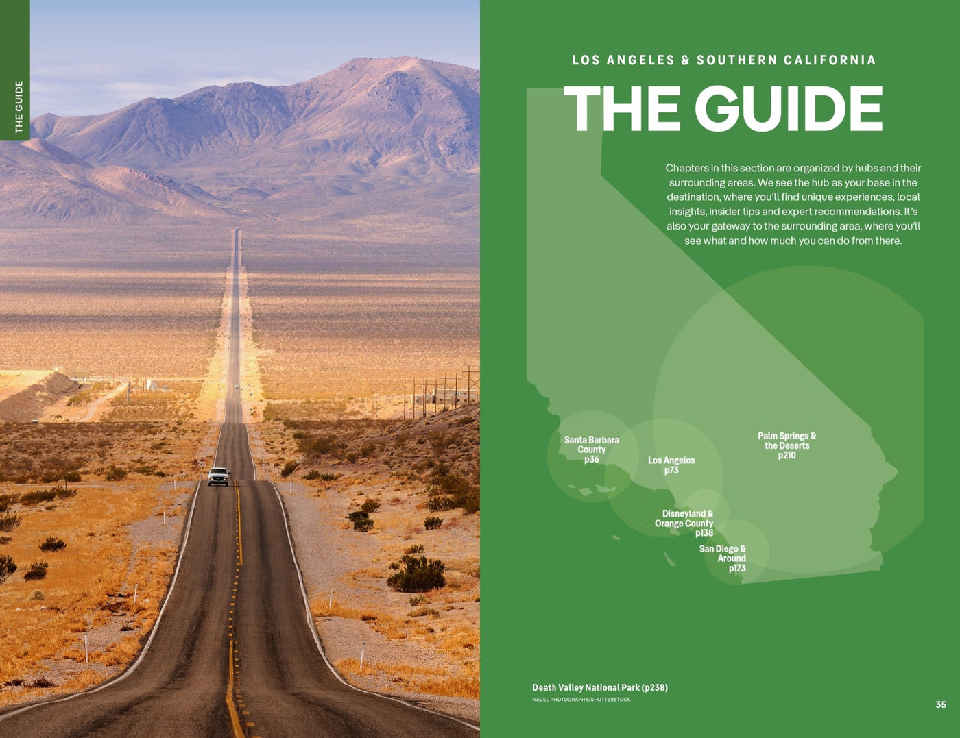 Lonely Planet Los Angeles & Southern California inside page 8