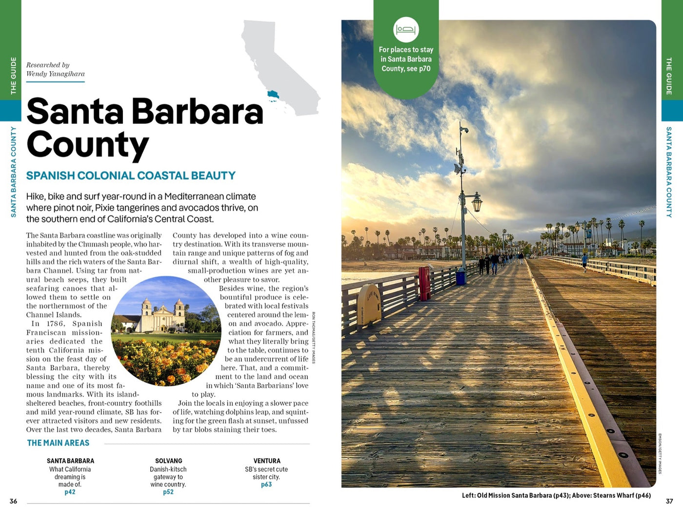 Lonely Planet Los Angeles & Southern California inside page 9