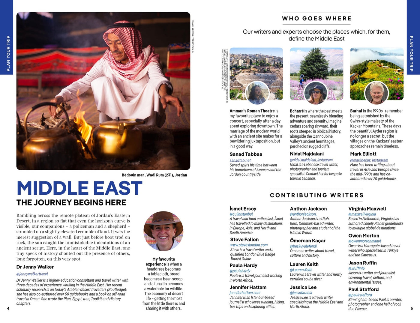 Lonely Planet Middle East inside page 2