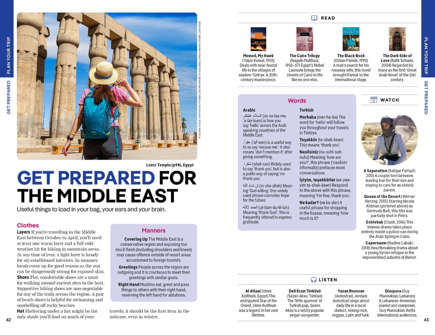 Lonely Planet Middle East inside page 7