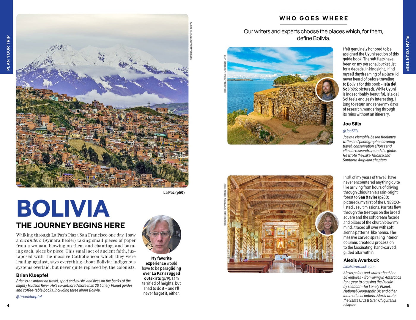 Lonely Planet Bolivia inside page 2