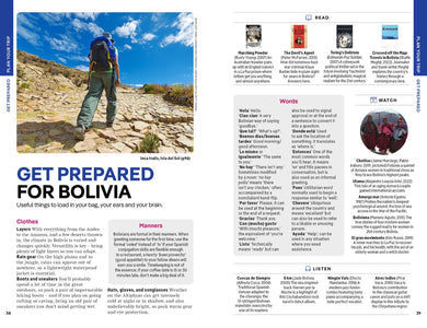 Lonely Planet Bolivia inside page 7