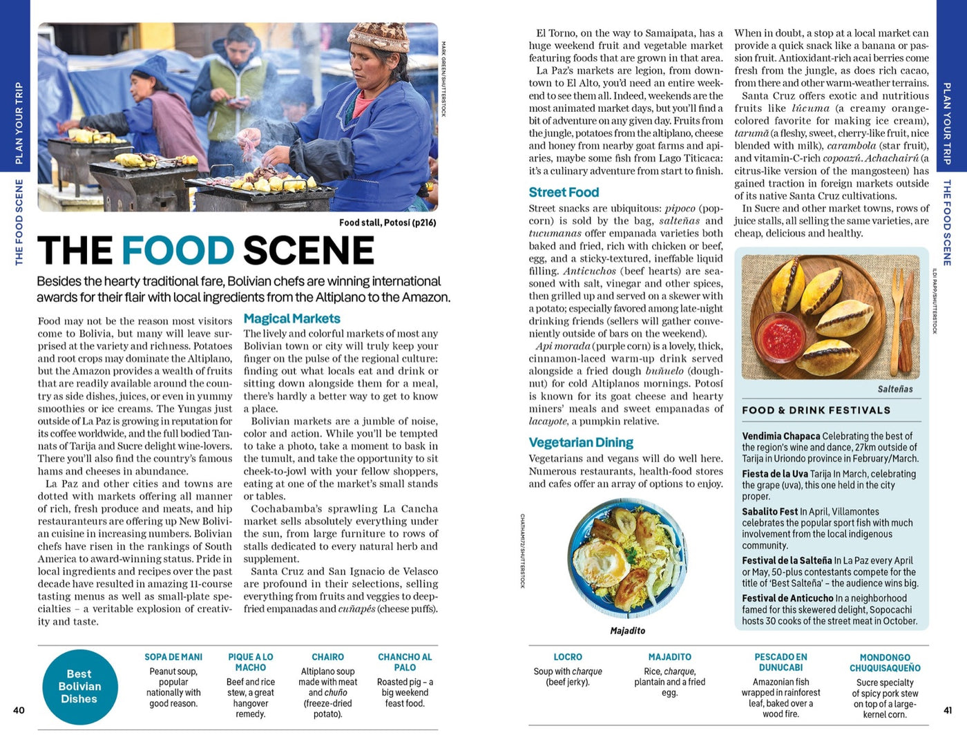 Lonely Planet Bolivia inside page 8