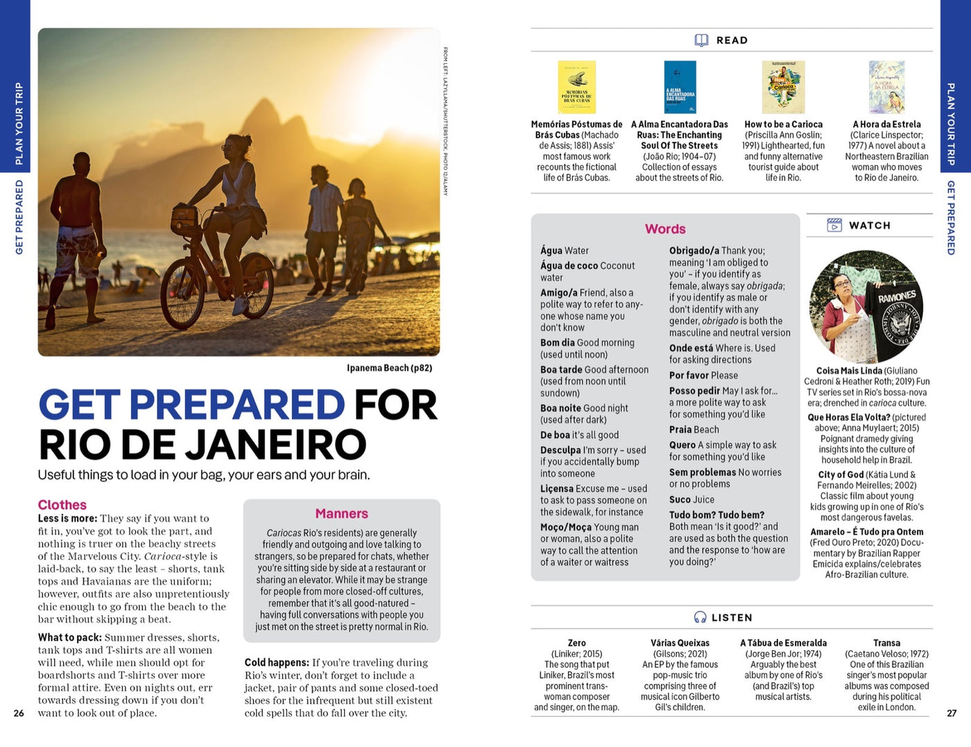 Lonely Planet Rio de Janeiro inside page 6